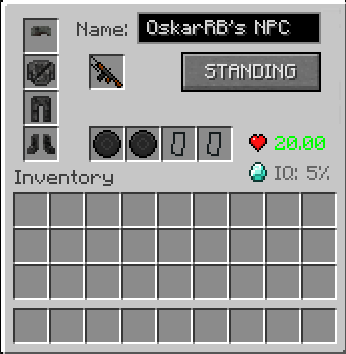 Personal NPC Interface.
